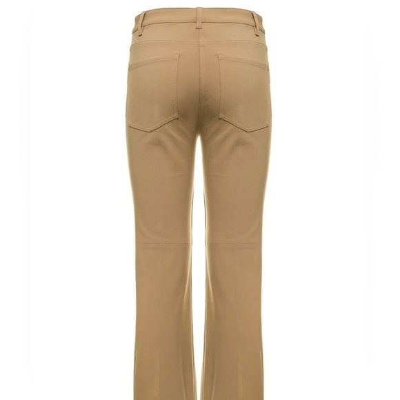 🔥VTG Theory, Soft Suede-Feel Boot Cut Trousers in Camel, EUC,Size 8 - Picture 6 of 15